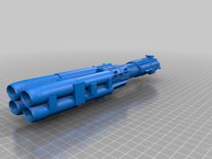 (fixed) Star Wars Armada Invincible Class Dreadnaught Heavy Cruiser 3D Printer Model