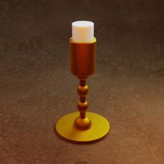 Just A Candle Holder 3D Printer Model