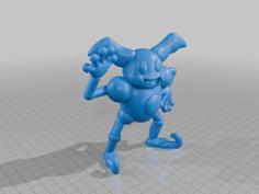 Mr Mime Multicolor 3D Printer Model