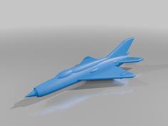 Mikoyan-Gurevich MiG-21M Jet Fighter 3D Printer Model