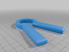 Half-and-half Carton Lid Wrench 3D Printer Model