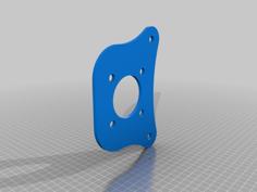 Fiat Panda 141a Brake Caliper Mount Bracket 3D Printer Model