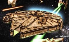 Laser Cut Millennium_Falcon