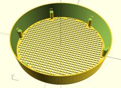 Parametric Sieve With OpenSCAD 3D Printer Model