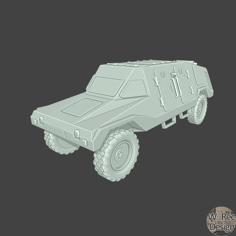 LIGHT ARMOURED VEHICLE 3D Printer Model