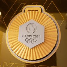 Olympic Medal 2024 (simplified) 3D Printer Model