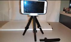 Adjustable Tripod (spring Loaded) 3D Printer Model