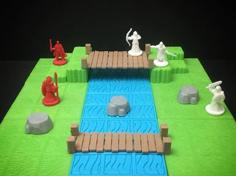 OpenTactics Grassland Tiles (18mm Scale) 3D Printer Model