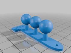 44 Cal Round Ball 3D Printer Model