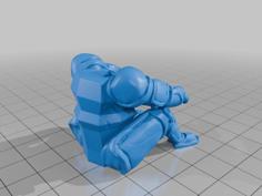 Resting Knight GroceryBag 3D Printer Model