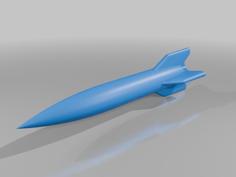 V-2 / Aggregat 4 Ballistic Missile 3D Printer Model