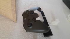 Xbox One Controller Wall Mount (with Optional Tv Remote Holder) 3D Printer Model