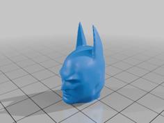 Batman Head Schrader Valve Cap 3D Printer Model