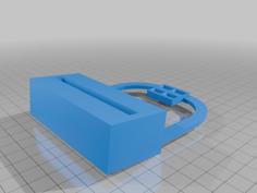 Caliper Stand (With Battery Slots) 3D Printer Model