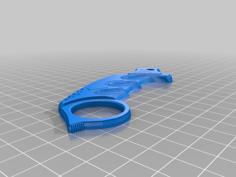 Fist Keychain 3D Printer Model