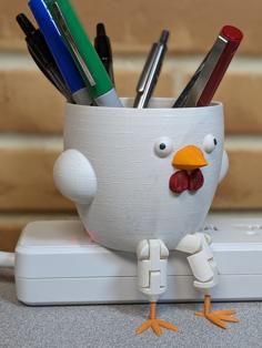 Chicken Mug With Flexi Legs 3D Printer Model