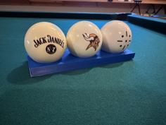 Cue Or Pool Ball Holders 3D Printer Model