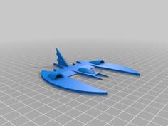 Bat Plane Custom 3D Printer Model