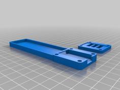 TP4056 Holder And Battery Sled 3D Printer Model