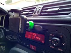 Adjustable Car Phone Holder For CD-car Slot — Porta Cellulare Regollabile Per Slot CD 3D Printer Model