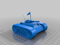 Tank Toy 3D Printer Model