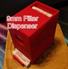 Pipe Tobacco, 9mm Filter Dispenser 3D Printer Model