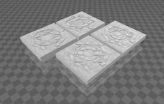 Basic Graveyard Portal Stones (Dungeon Blocks Compatible) 3D Printer Model