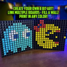 8 Bit Mural Maker – Pixel Art For Everyone! 3D Printer Model