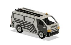 Yellow Utility Van With Movements 3D Printer Model