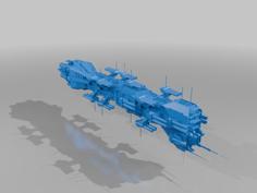 Babylon 5 SuperNova Dreadnought 3D Printer Model