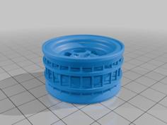 WPL C74 Jimny TE37 Style 15″ 1/10 Scale Wheel 3D Printer Model