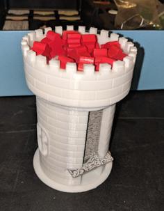 Carcassonne Tile Tower 3D Printer Model