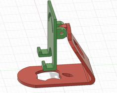 Adjustable Phone Holder 3D Printer Model