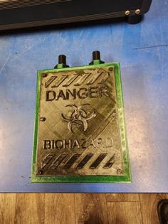 Biohazard Electrical Box Halloween Prop 3D Printer Model