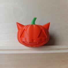 Pumpkin Cat Head From Night In The Woods 3D Printer Model