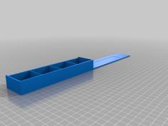 Customizable Sliding Lid Box 3D Printer Model