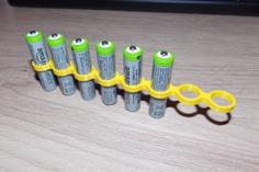 AA / AAA Battery Holder Chain 3D Printer Model