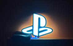 PlayStation Logo Wall Led Lamp 3D Printer Model