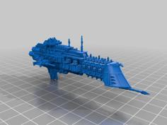 Battlefleet Gothic Modular Imperial Cruiser 3D Printer Model