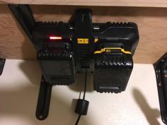 Under Shelf Mount For DeWalt DCB102 Battery Charger 3D Printer Model