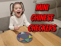 Mini Chinese Checkers 3D Printer Model