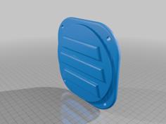 125mm Air Vent And Cover 3D Printer Model