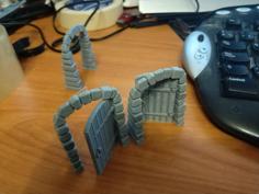 Dungeon Game Working Door 3D Printer Model