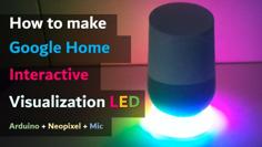 Sound Visualization LED For Google Home 3D Printer Model