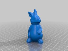 Easter Bunny With Mask – Smaller Version 3D Printer Model