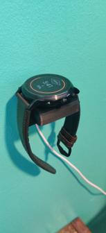 Fossil Watch Wall Mounted Charging Stand 3D Printer Model