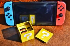 Nintendo Switch Cartridges And Micro SD Holder 3D Printer Model