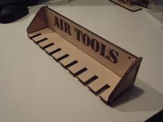 Laser Cut Air Tool Holder SVG