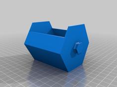 Deep Hex Drawer With Knob 3D Printer Model