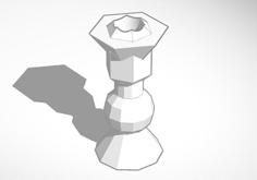 Low Poly Candle Holder 3D Printer Model